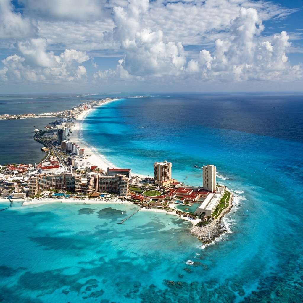 Zona hoteleira de Cancún